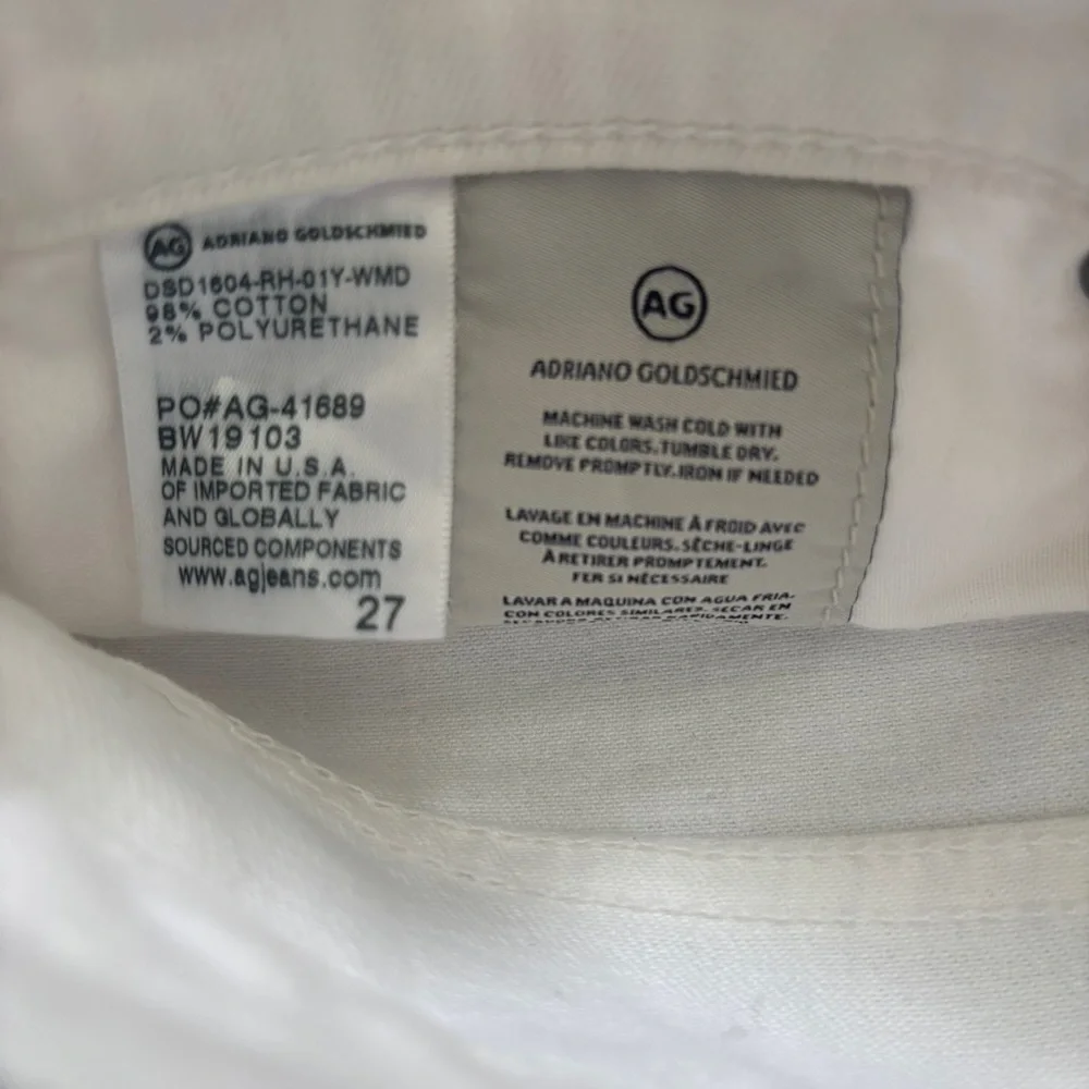 AG Denim The Nikki Relaxed Skinny Distressed Bermuda Denim Shorts - Picture 11 of 16